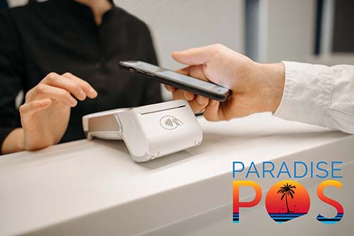 contactless order and pay table tent